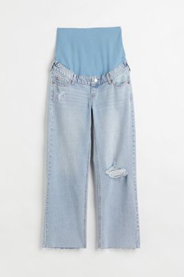 MAMA Wide High Ankle Jeans