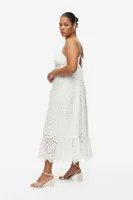 Dress with Eyelet Embroidery