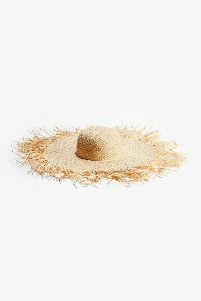Frayed Straw Hat