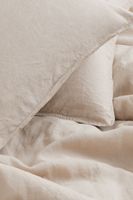 Parure de couette lit double en lin