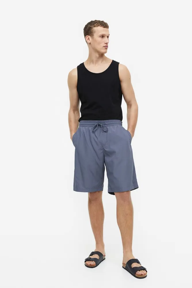 Relaxed Fit Knee-length Swim Shorts