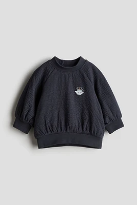 Embroidered-motif Sweatshirt