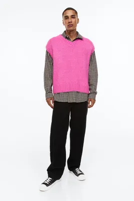 Relaxed Fit Sweater Vest