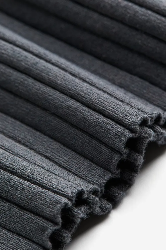 Silk-blend Rib-knit Dress