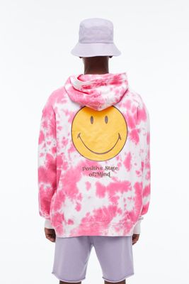 Relaxed Fit Patterned Hoodie