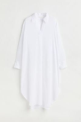 Lyocell-blend Shirt Dress