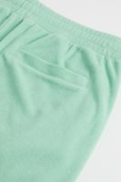 Relaxed Fit Knee-length Terry Shorts