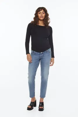 MAMA Slim Ankle Jeans