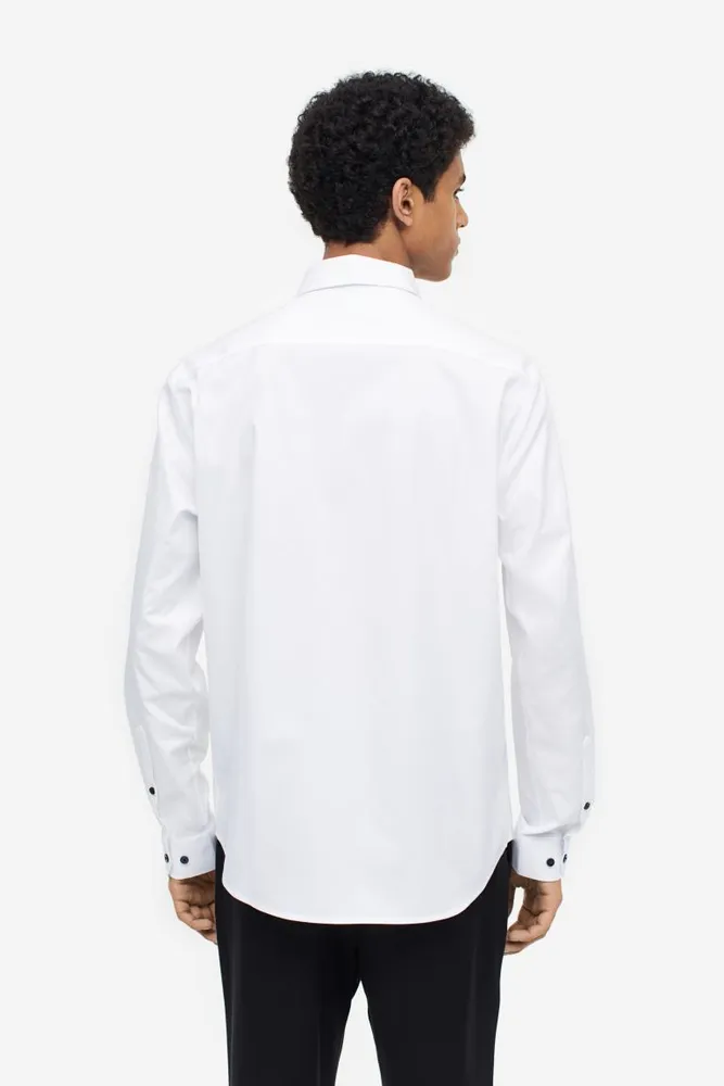 Slim Fit Premium Cotton Shirt