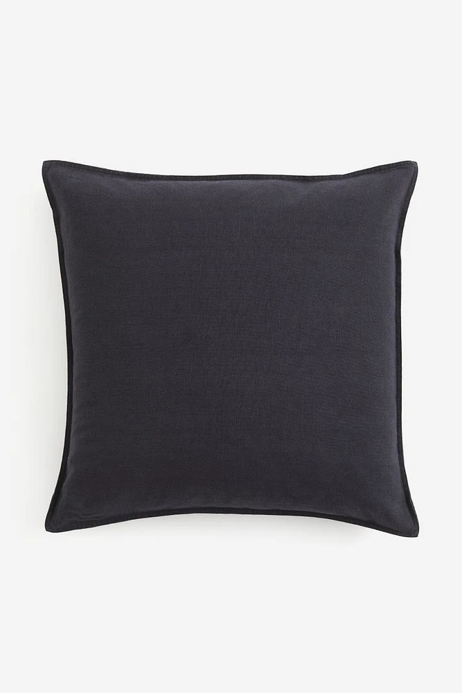 Linen-blend Cushion Cover