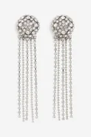 Long Rhinestone Earrings