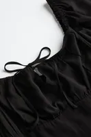 Drawstring-detail Dress