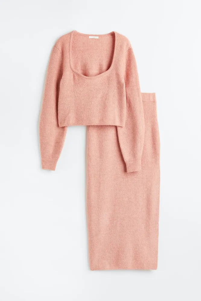 H&M MAMA 2-piece Rib-knit Set