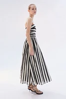 Pleated Bandeau Dress