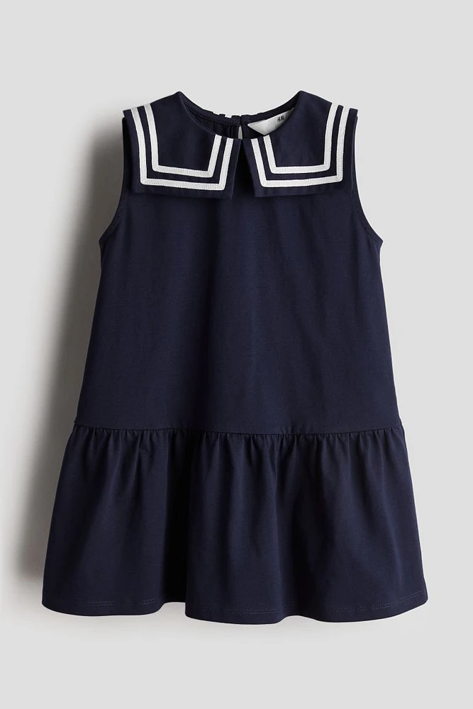 Cotton Jersey Sailor Dress