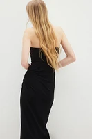 Draped Bandeau Dress