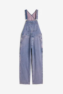 Relaxed Fit Denim Overalls