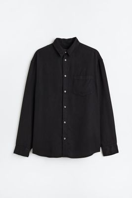 Relaxed Fit Lyocell Shirt