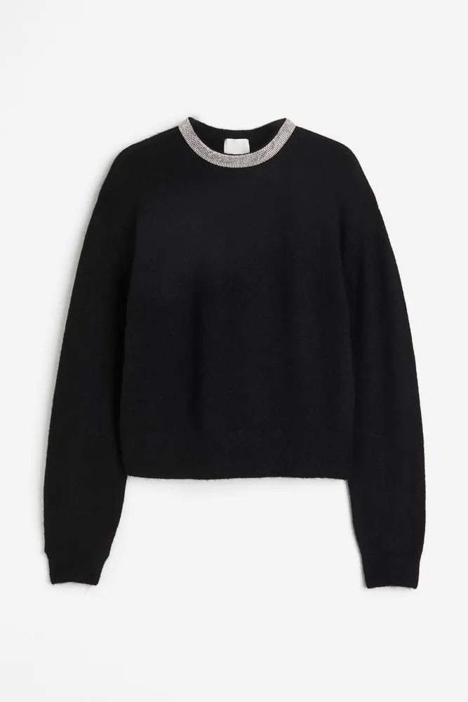 Rhinestone-embellished Sweater