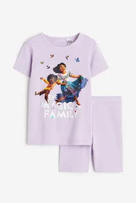 Printed Jersey Pajamas