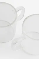 2-pack Tazas de vidrio