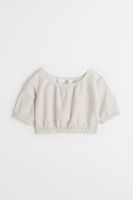 Puff-sleeved Top