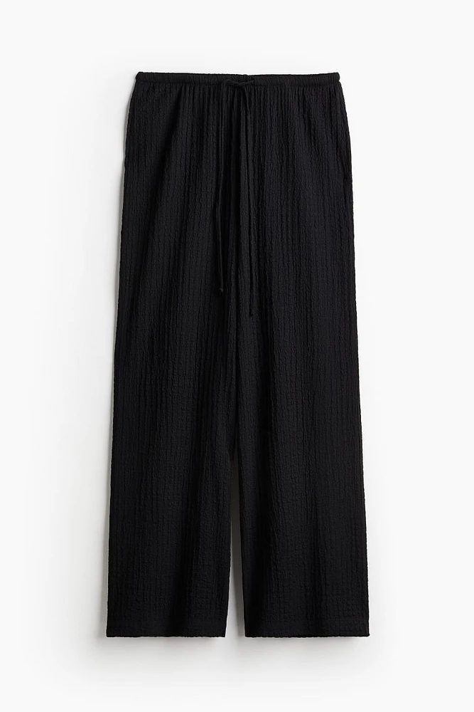 Textured Jersey Pants