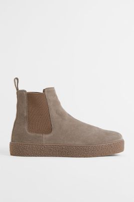 Bottines Chelsea en suède