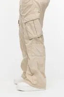 Curvy Fit Cotton Cargo Pants