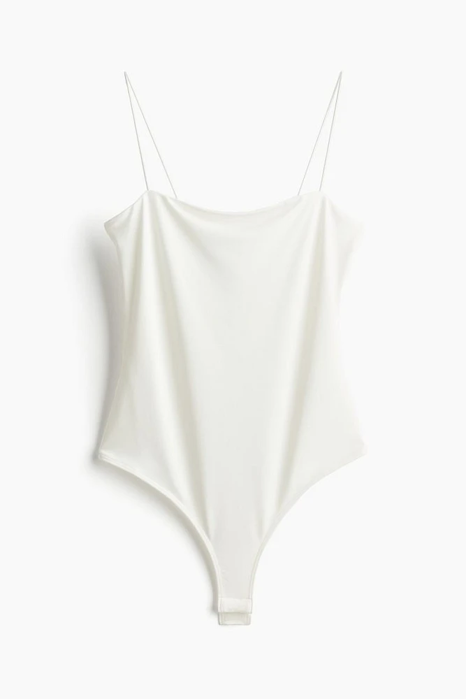 Bodysuit with Extra-narrow Shoulder Straps