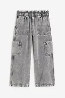 Wide-leg Cargo Joggers