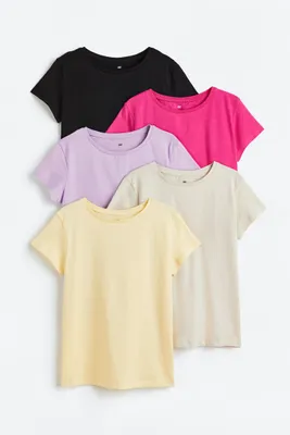 5-pack Playeras de algodón