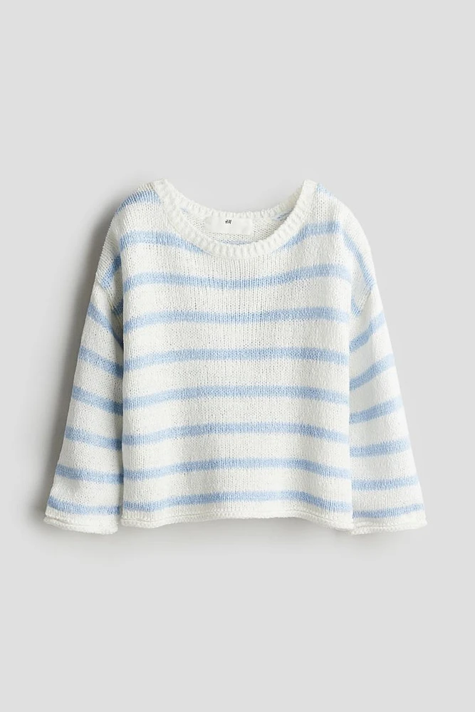 Roll-edge Sweater