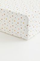 Patterned Cotton Fitted Sheet