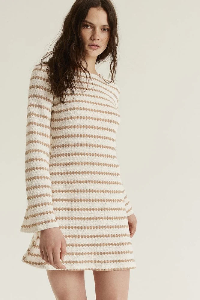 Open-back Knit Dress