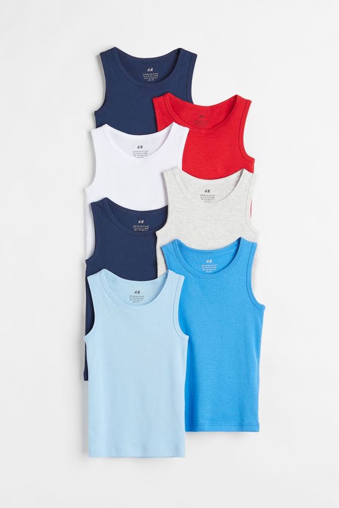 H&M 7-pack Cotton Tank Tops