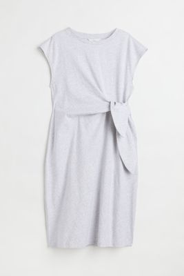 MAMA Tie-detail Jersey Dress