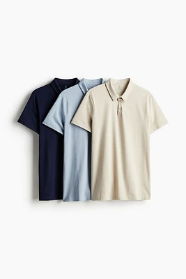 3-pack Slim Fit Polo Shirts