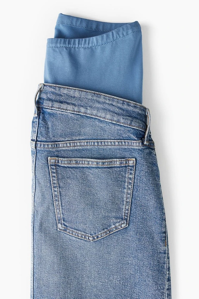 MAMA Denim Midi Skirt