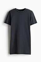 T-shirt Dress with Shoulder Pads