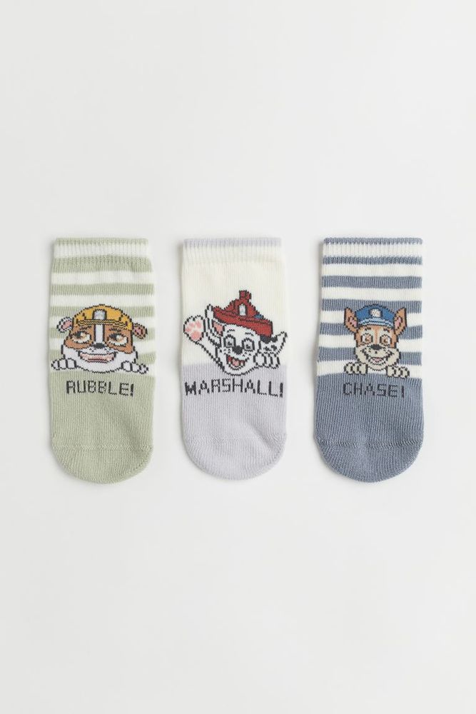 3-pack de calcetines con diseño