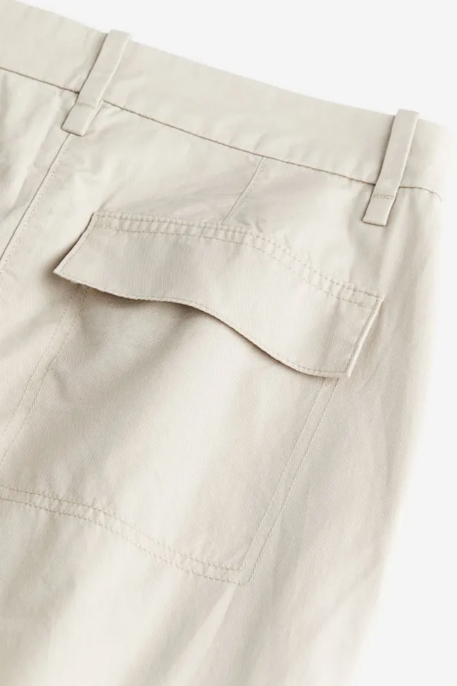 Buy H&M Cotton twill cargo trousers 2023 Online