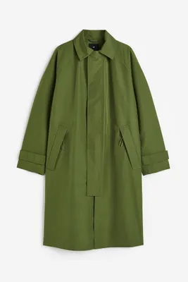 Relaxed Fit Water-repellent Car Coat