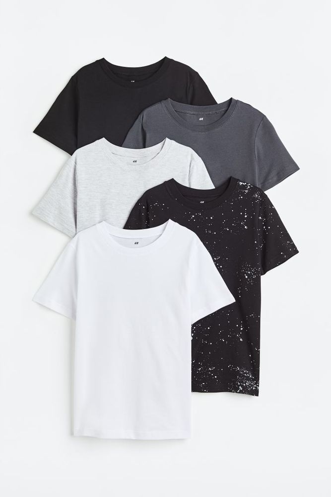 White T-Shirts 5 Pack