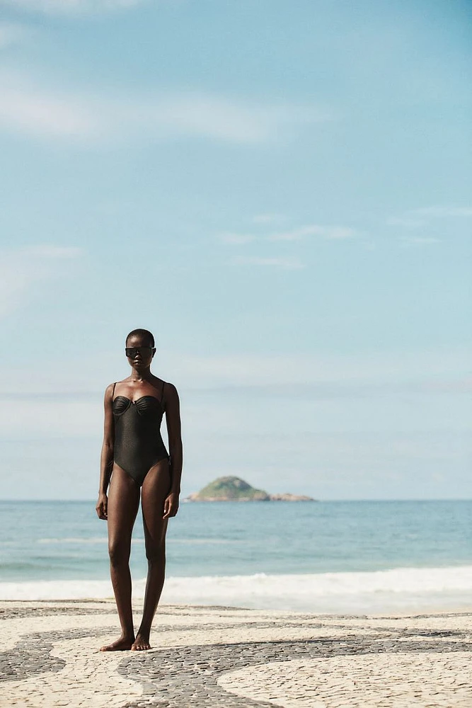 Swimsuit with Drawstrings