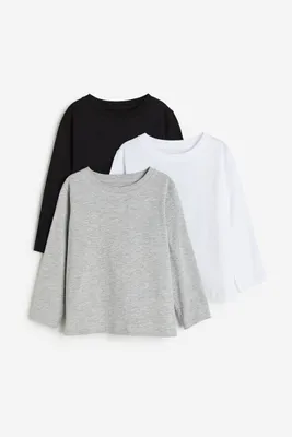 3-pack Long-sleeved T-shirts