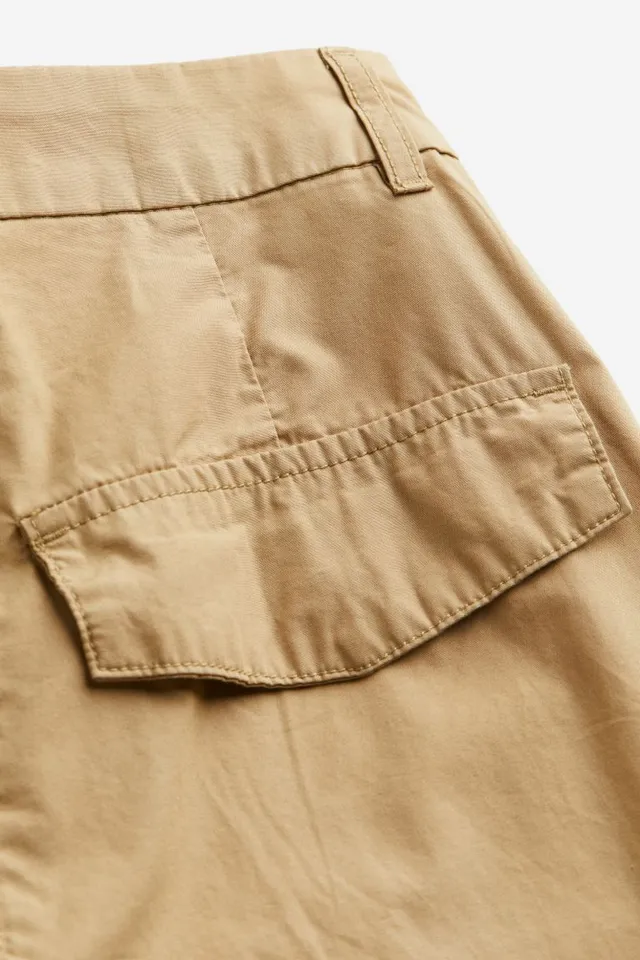 H&M Pantalon cargo en sergé