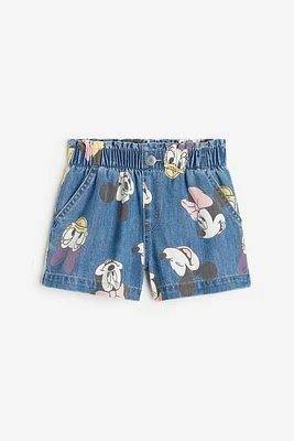 Loose Fit Denim Shorts