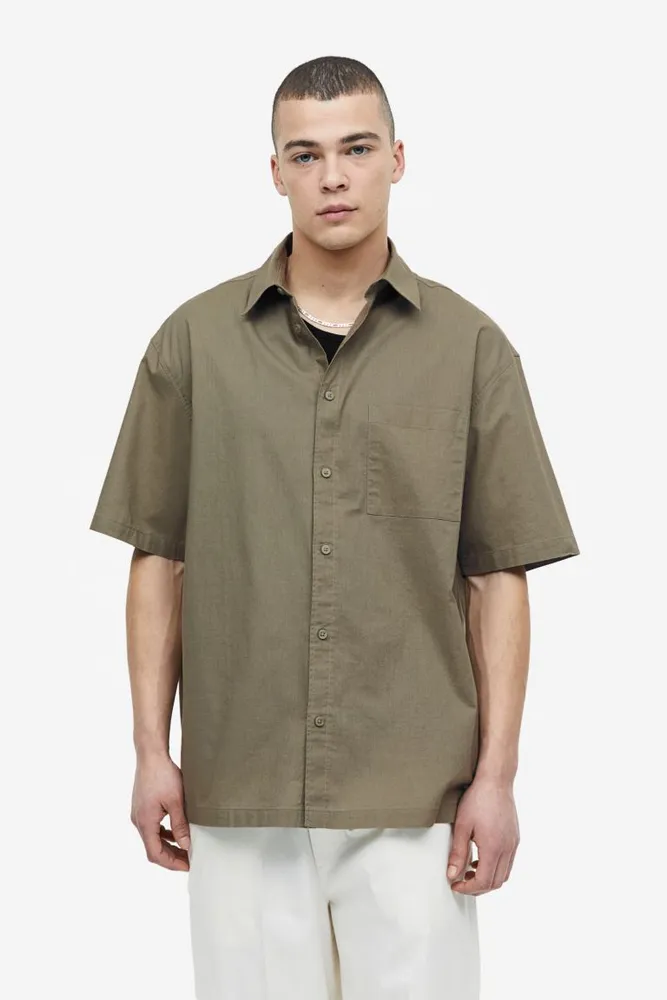Relaxed Fit Short-sleeved Shirt