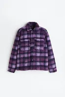 Relaxed Fit Teddy Overshirt
